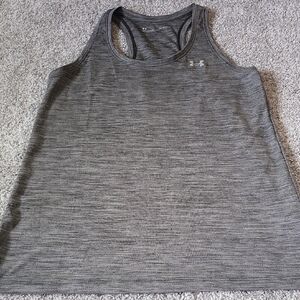 Under Armour Gray Sleeveless Relaxed Tank Top